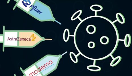 Au coeur de la crise, il y avait 3 vaccins disponibles : ceux de Pfizer, Moderna et AstraZeneca. // Source : Numerama