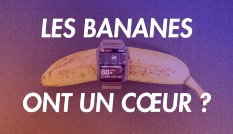 On a mis une montre connectée sur une banane