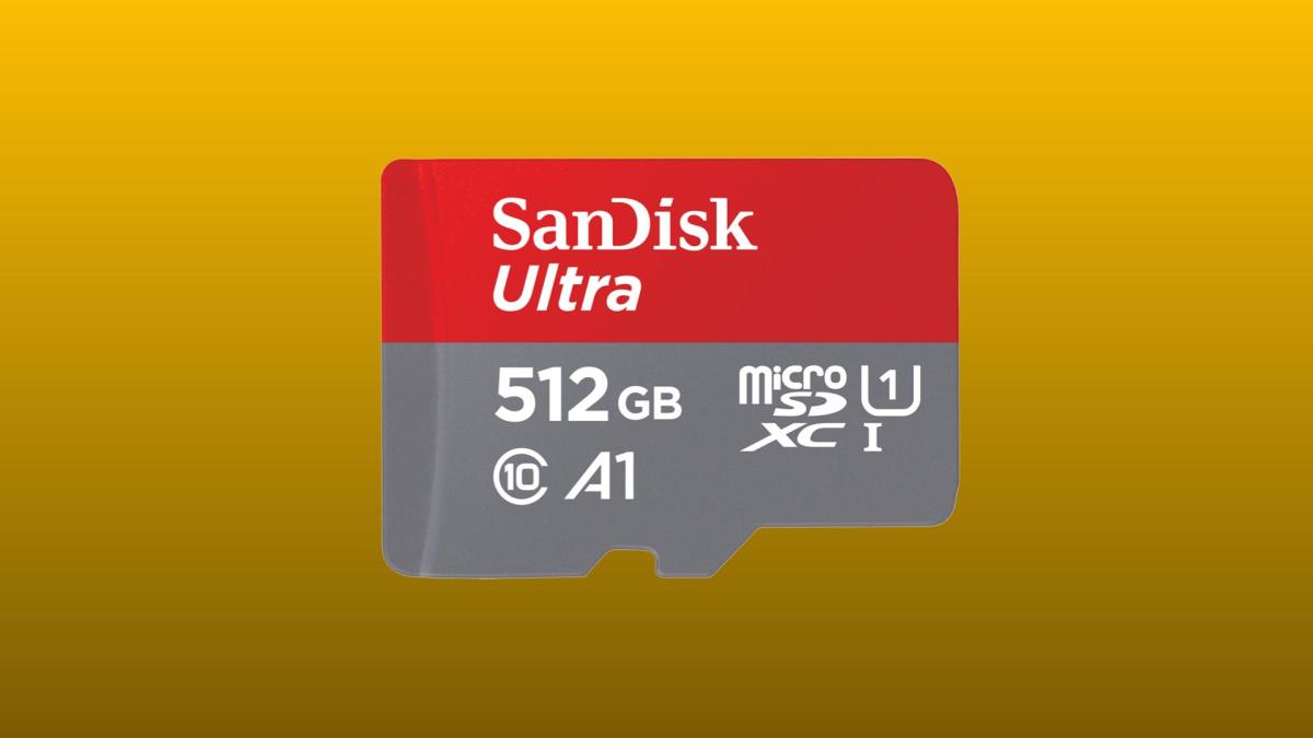 La microSD SanDisk Ultra 512 Go // Source : Amazon