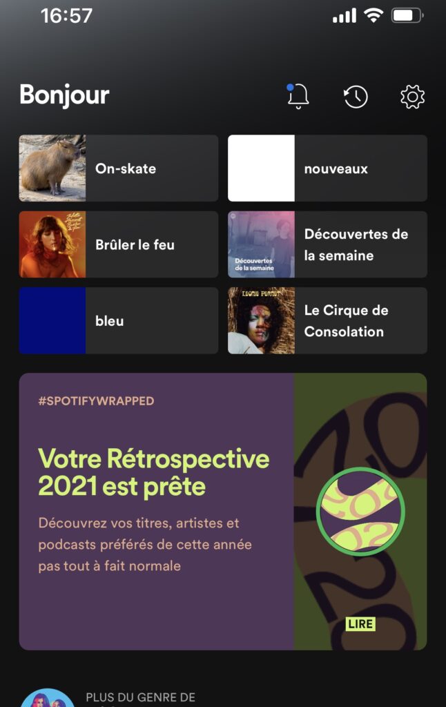 Votre rétrospective Spotify 2021 est prête : voici comment y accéder