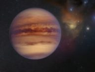 Une vue d'artiste de planète vagabonde // Source : ESO/M. Kornmesser