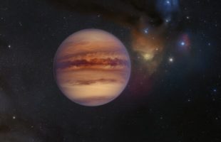 Une vue d'artiste de planète vagabonde // Source : ESO/M. Kornmesser