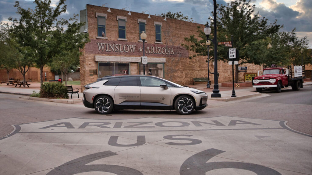 Faraday Future FF91 en test // Source : Faraday Future