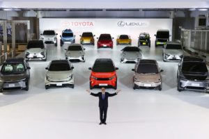 Future gamme électrique Toyota en 2021 // Source : Toyota
