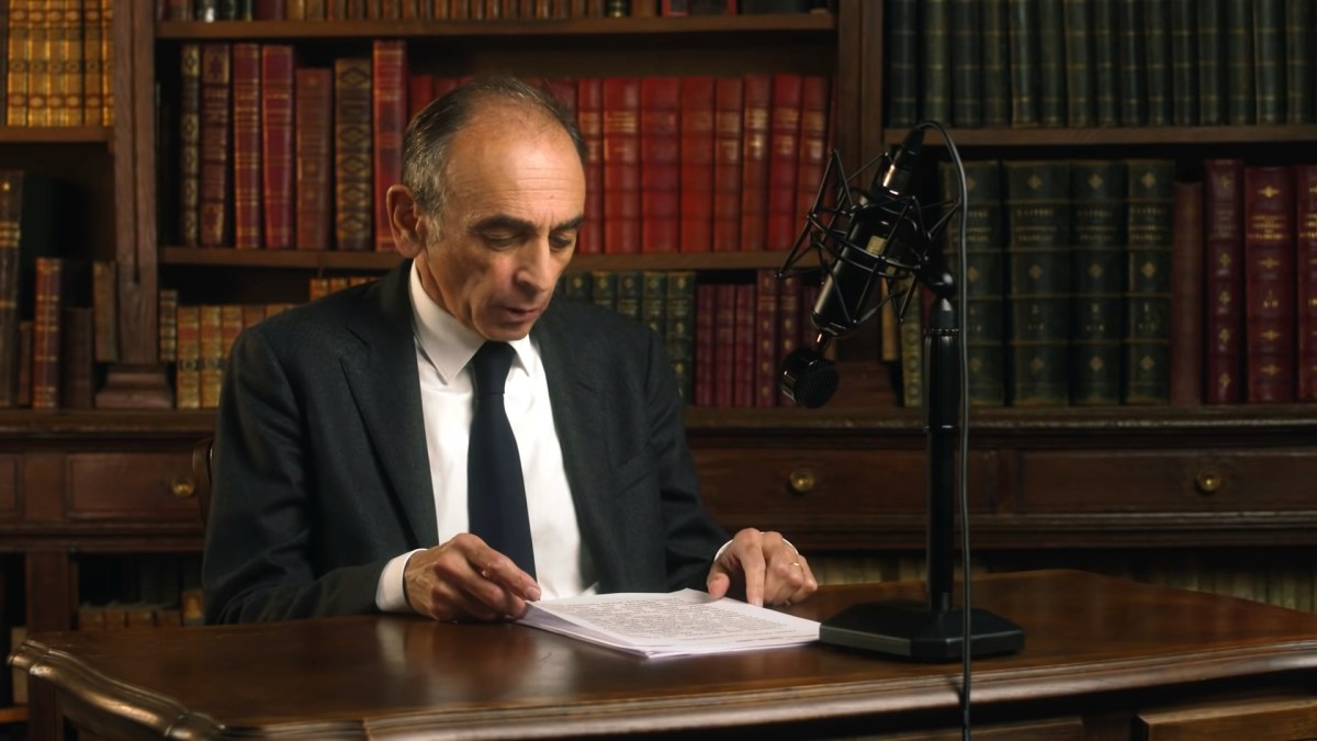 La vidéo de candidature d'Éric Zemmour // Source : Éric Zemmour / YouTube