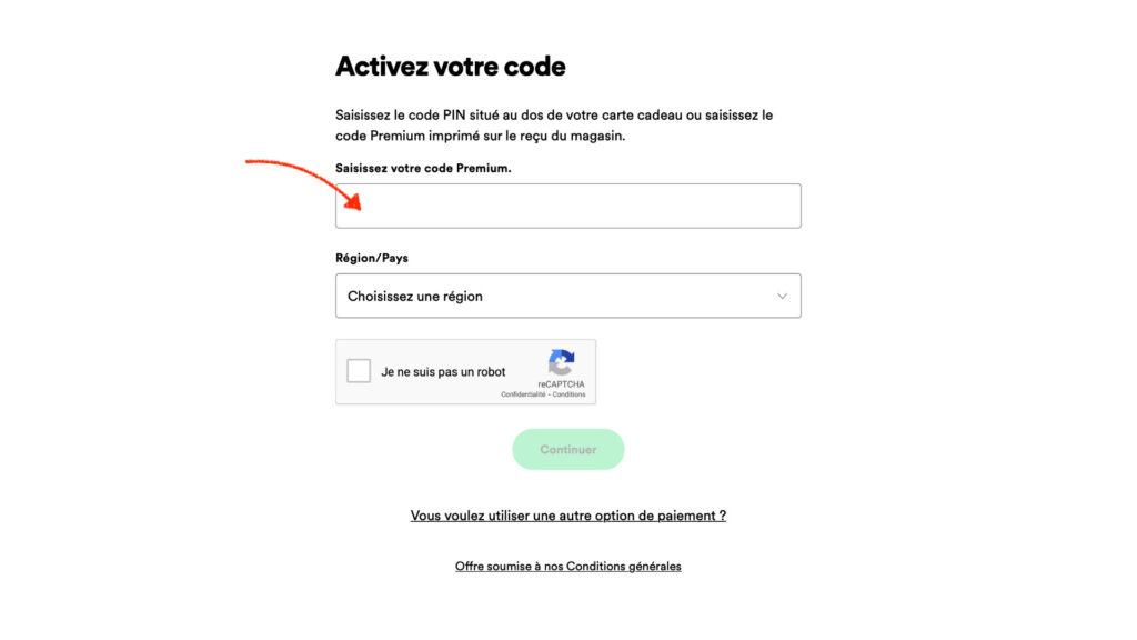 Tapez votre code juste ici. // Source : Capture d'écran Spotify