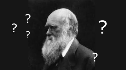 Charles Darwin... interrogatif. // Source : domaine public/modifié