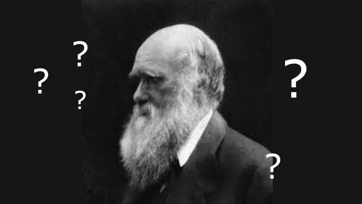 Charles Darwin... interrogatif. // Source : domaine public/modifié