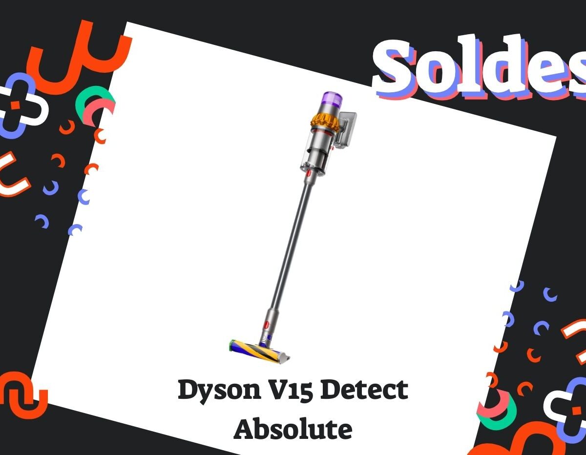 Le Dyson V15 Detect Absolute. // Source : Dyson.