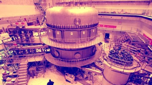 Réacteur à fusion nucléaire tokamak de la Chine // Source : ASIPP