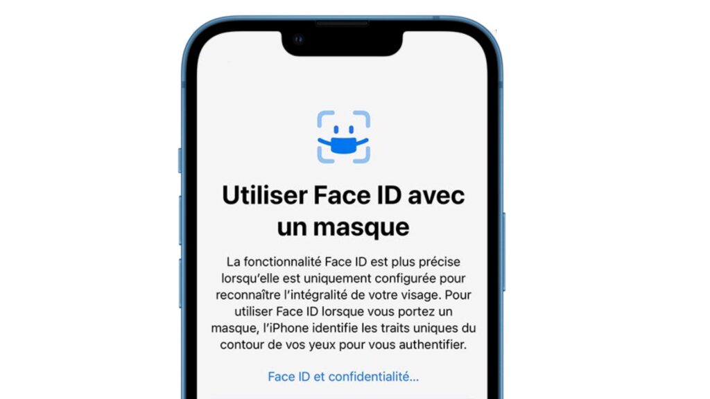 Face ID avec un masque est une nouveauté d'iOS 15.4.