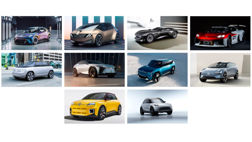 Les concept cars nommés à l'élection du plus concept car 2022 // Source : Festival Automobile International