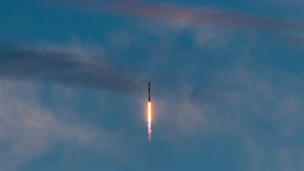 Fusée Falcon 9. // Source : CaptSpaulding via Flickr (photo recadrée)