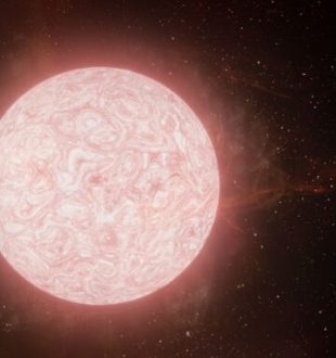 Vue d'artiste de SN 2020tlf. // Source : W. M. Keck Observatory/Adam Makarenko