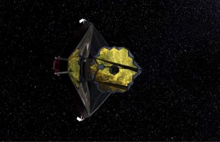 Le JWST en orbite autour de L2, vue d'artiste. // Source : NASA, SkyWorks Digital, Northrop Grumman, STScI