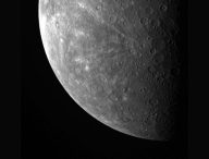 Mercure. // Source : Flickr/CC/NASA/Johns Hopkins University Applied Physics Laboratory/Carnegie Institution of Washington (photo recadrée)