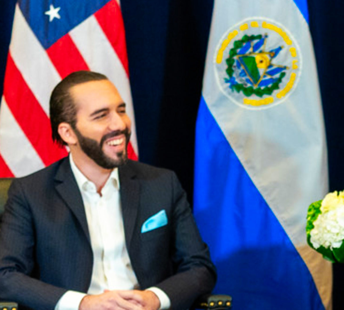 Nayib Buykele, le président du Salvador // Source : Flickr / Official White House Photo Shealah Craighead