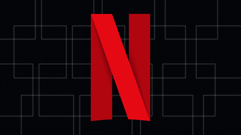 Le logo de Netflix. // Source : Wikimedia/CC/Netflix ; Nino Barbey pour Numerama (montage)