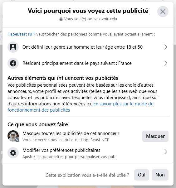 La campagne de phishing visait entre autres des français // Source : Capture écran Cyberguerre