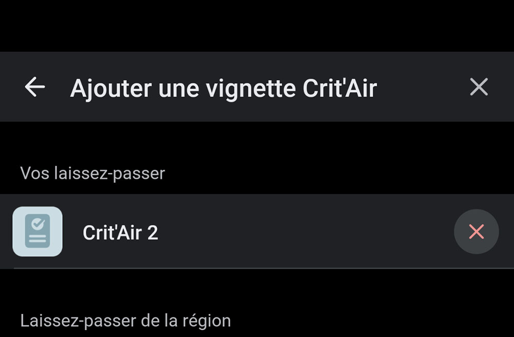 Waze Crit'Air