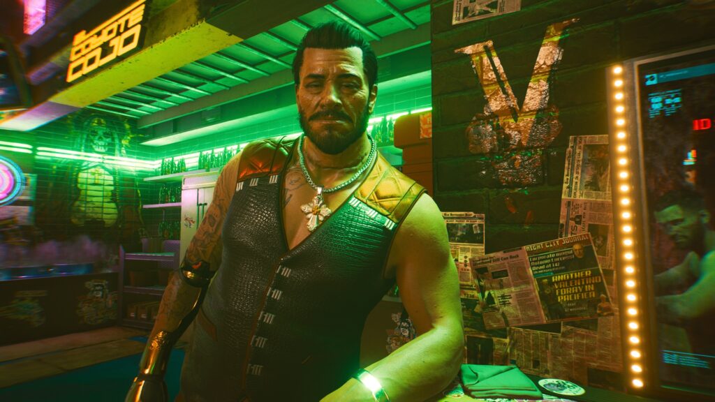 Cyberpunk 2077 sur Xbox Series X // Source : Capture Xbox