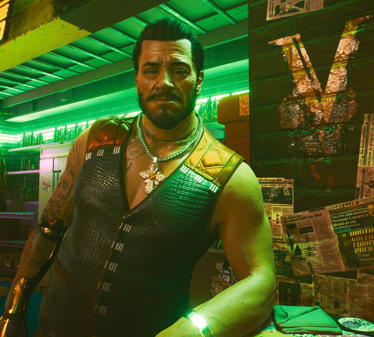 Cyberpunk 2077 sur Xbox Series X // Source : Capture Xbox