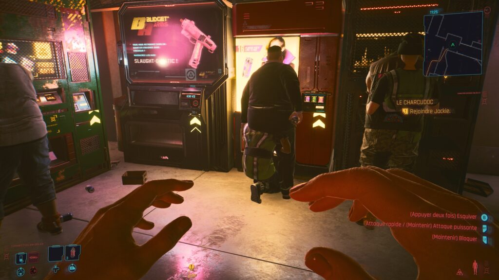 Cyberpunk 2077 sur Xbox Series X // Source : Capture Xbox