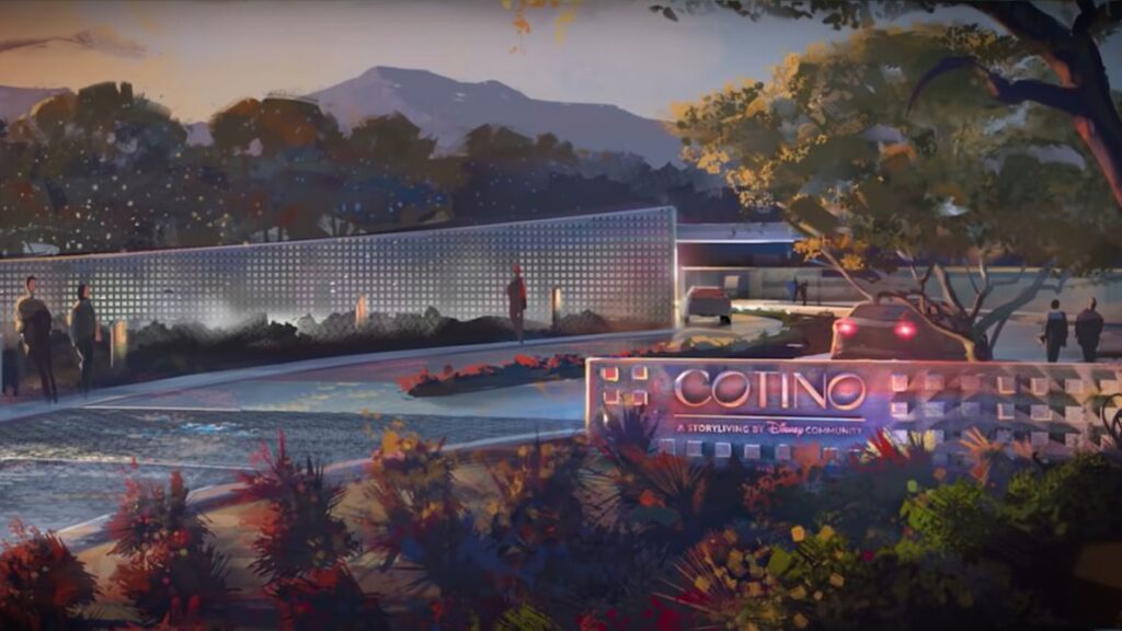 Cotino, la première communauté Disney qui va être construite. // Source : Disney