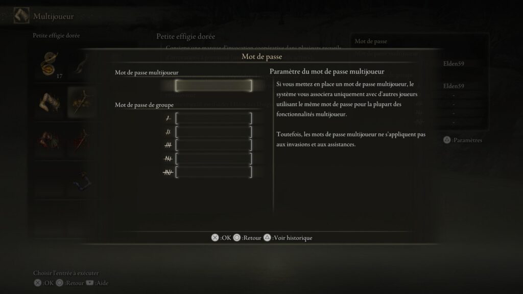 La coopération dans Elden Ring // Source : Capture PS5