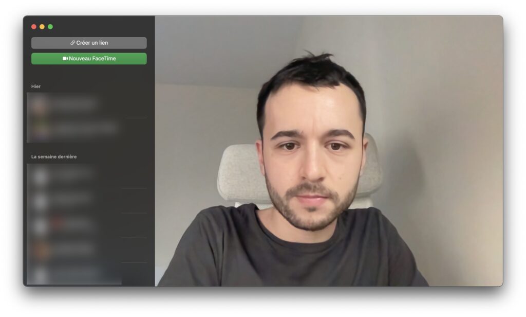 Qualité webcam MacBook pro.