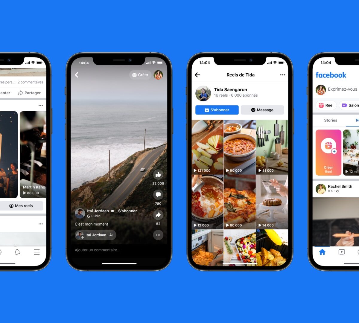 Les Reels débarquent sur Facebook. // Source : Meta