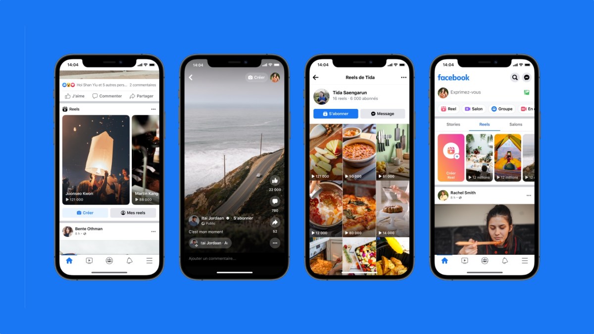 Les Reels débarquent sur Facebook. // Source : Meta