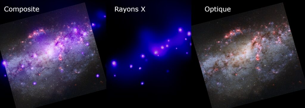 These sublime images of galaxies and stars combine several types of light