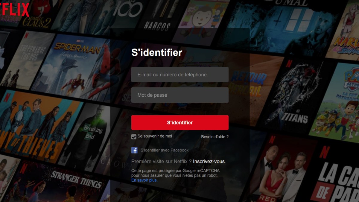 L'accueil du site de phishing est très réaliste // Source : Capture écran Cyberguerre