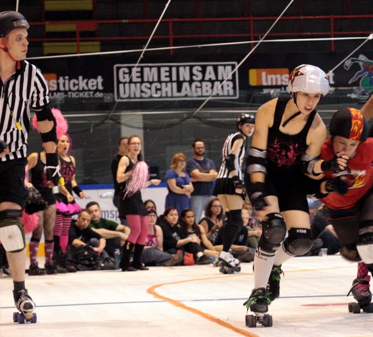 Un match de roller derby // Source : Wikimedia/cc/Brankoc