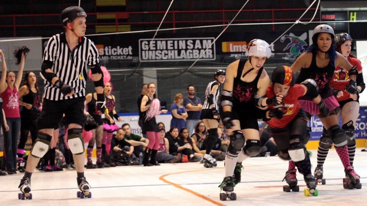 Un match de roller derby // Source : Wikimedia/cc/Brankoc