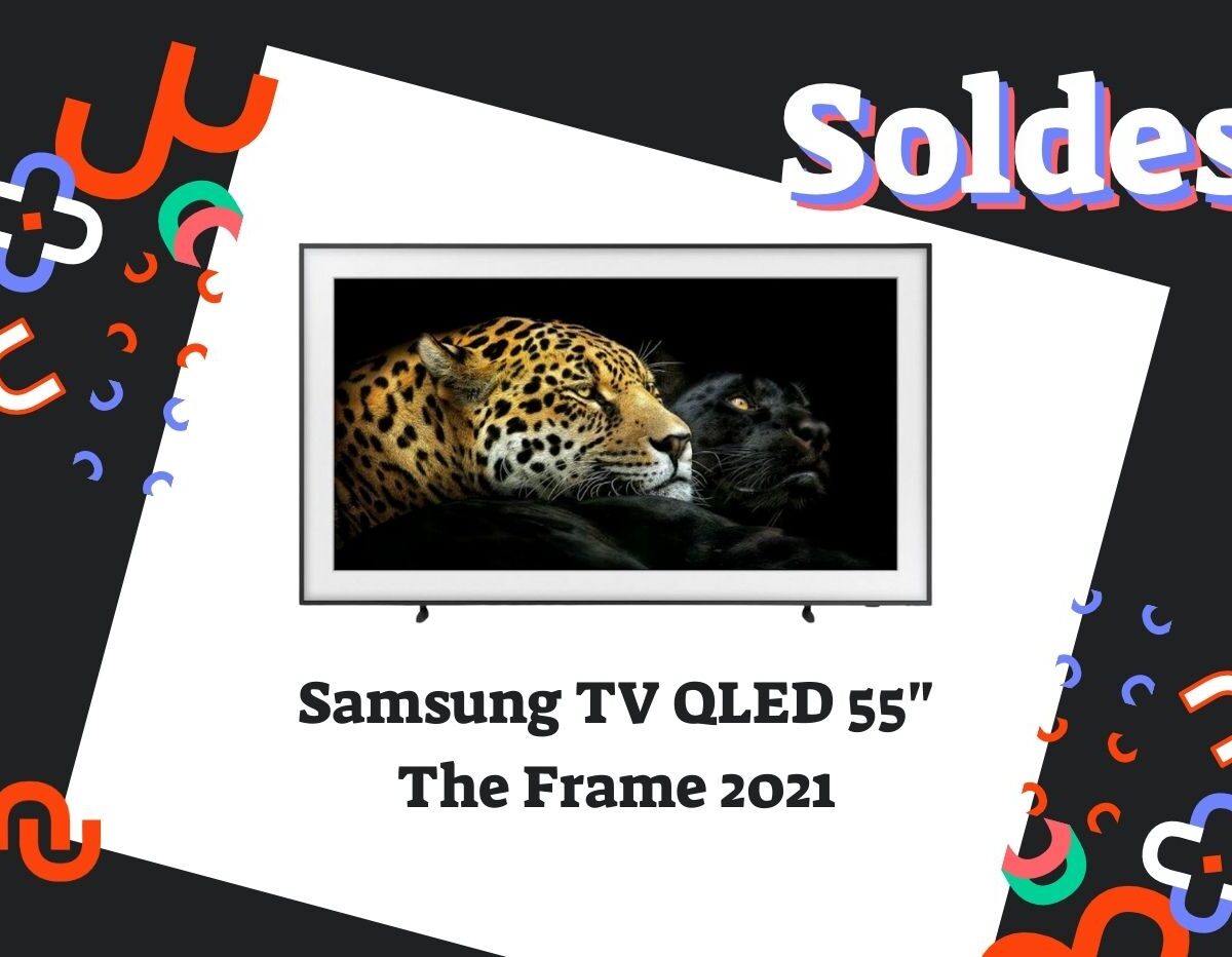 Samsung TV QE55LS03A // Source : Numerama