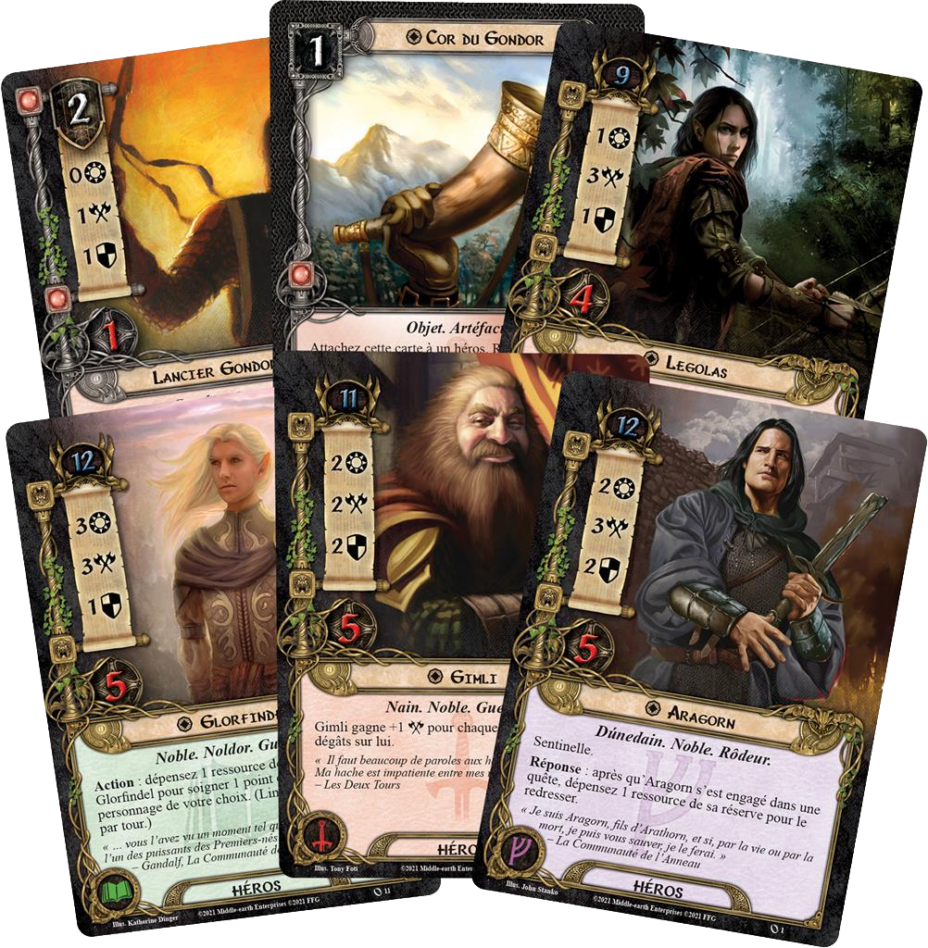 Le Seigneur des Anneaux, le jeu de cartes Le Seigneur des Anneaux, le jeu de cartes