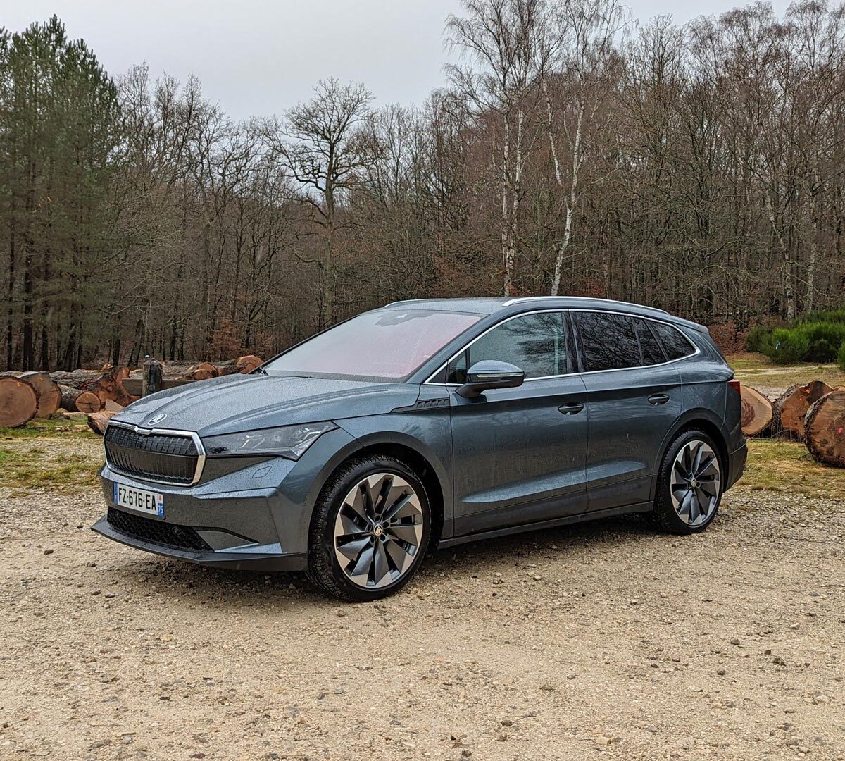 Skoda Enyaq iV // Source : Raphaelle Baut pour Numerama