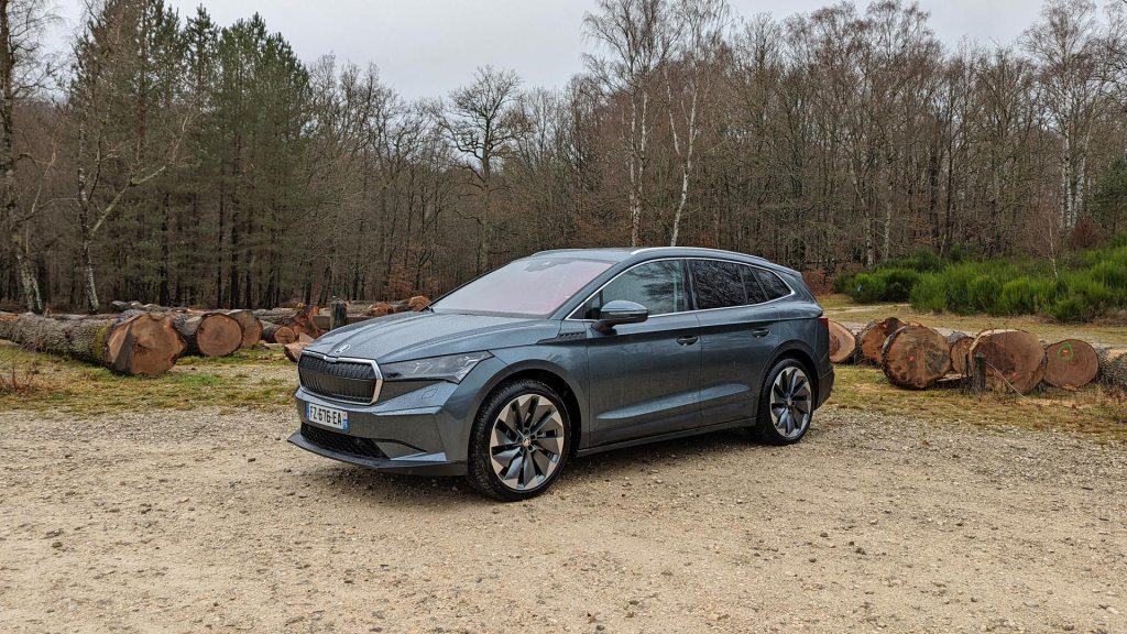Skoda Enyaq iV // Source : Raphaelle Baut pour Numerama Skoda Enyaq iV // Source : Raphaelle Baut pour Numerama