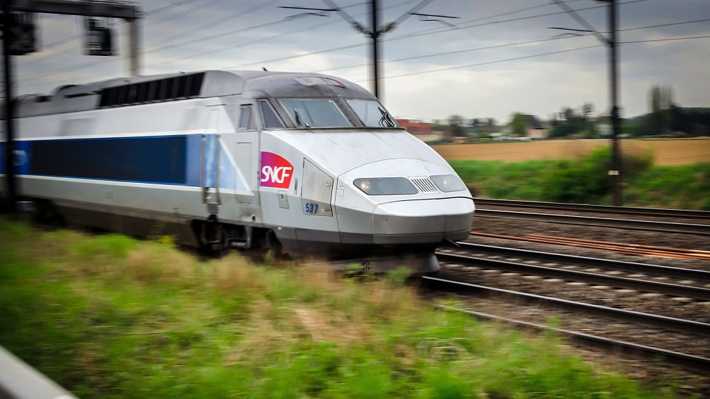 Un TGV. // Source : Mickaël