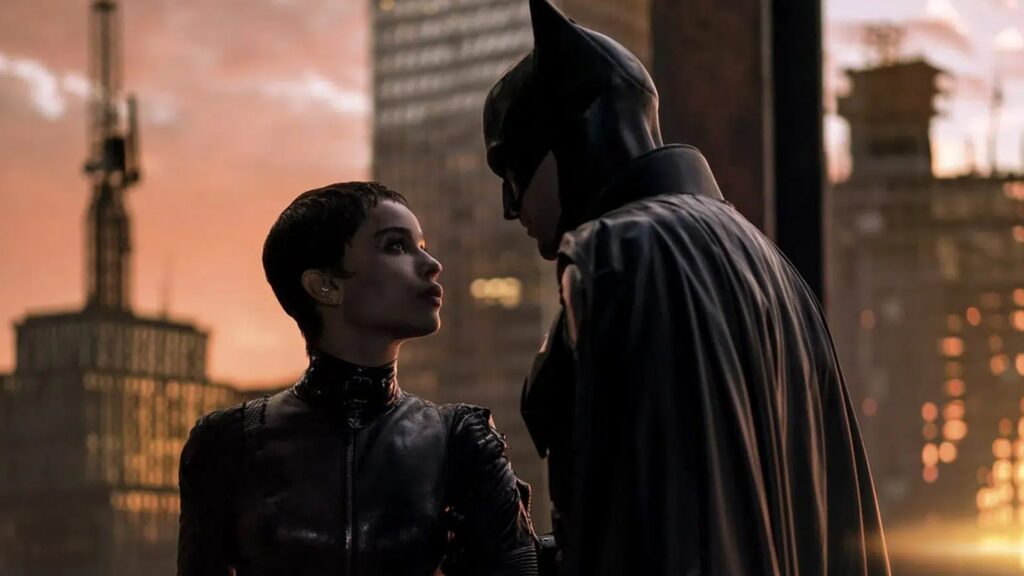 Catwoman and Batman in Matt Reeves' film.  // Source: Warner
