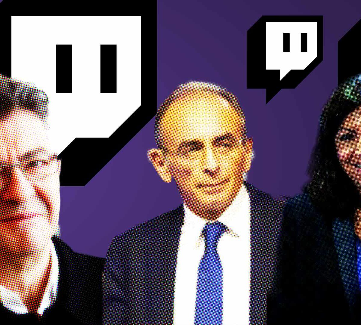 Les candidats sur Twitch // Source : Numerama 