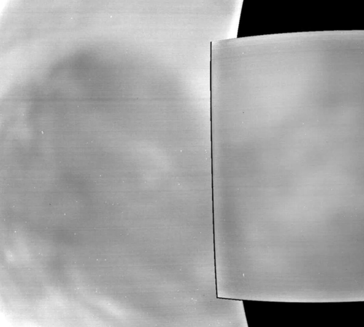 Vénus vue par la sonde Parker. // Source : NASA/APL/NRL