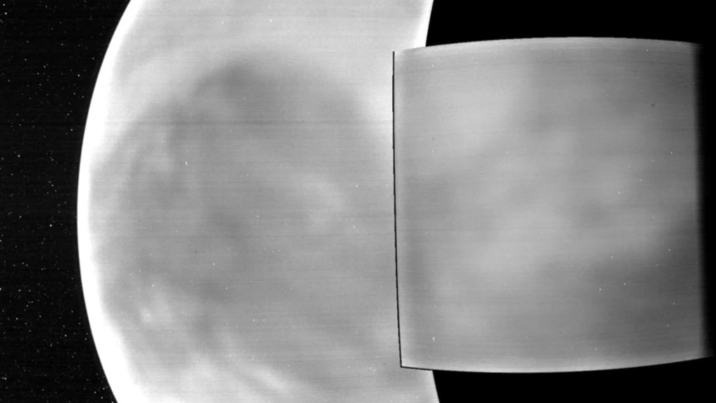 Vénus vue par la sonde Parker. // Source : NASA/APL/NRL