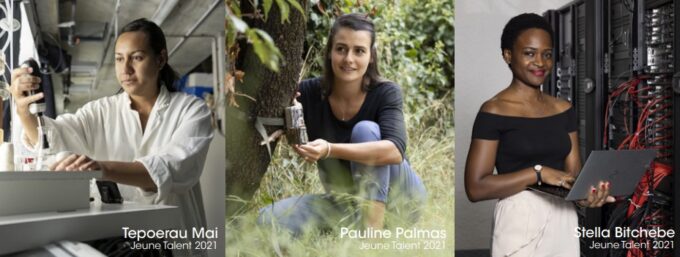 Parmi les lauréates Jeunes Talents 2021 // Source : For Women in Science Parmi les lauréates Jeunes Talents 2021 // Source : For Women in Science