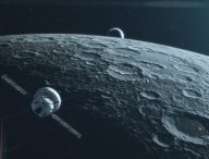 Artémis I, vue d'artiste. // Source : NASA/Liam Yanulis