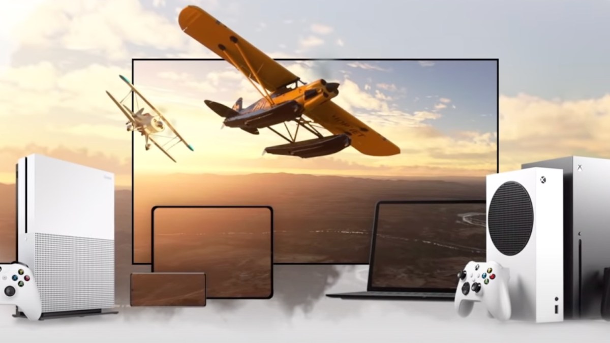 Microsoft Flight Simulator en cloud gaming // Source : Microsoft