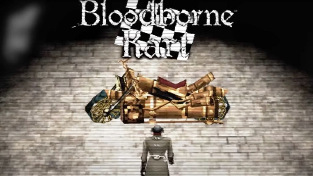 Do you dream of a remake of Bloodborne on PS5?  here is a mario kart version