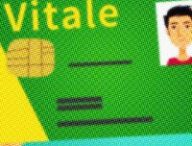 Un dessin de carte vitale, modifié // Source : sante-pratique-paris.fr